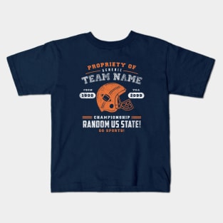 Generic Football T-Shirt Kids T-Shirt